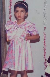 Childhood picture of Roshni Haripriyan