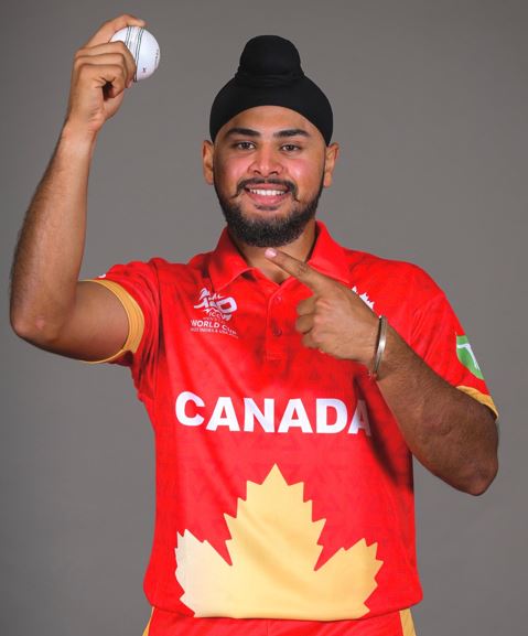 Dilpreet Bajwa playing for Canada