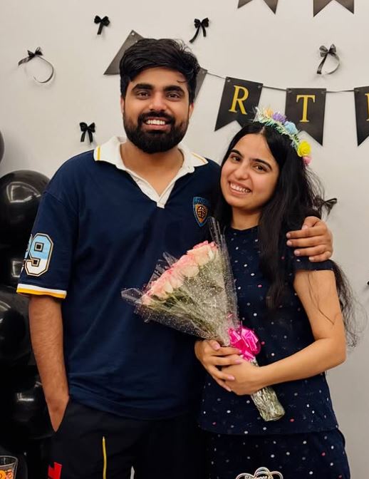 Dushyant Kukreja with his sister