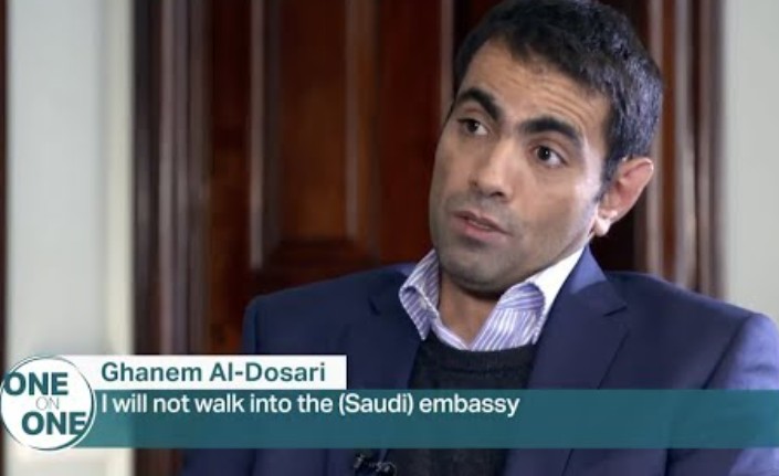 Ghanem al-Dosari during a media conversation