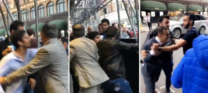 Ghanem al-Dosari while being attacked in London