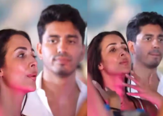 Harsh Mehta while attending an event with Malaika Arora