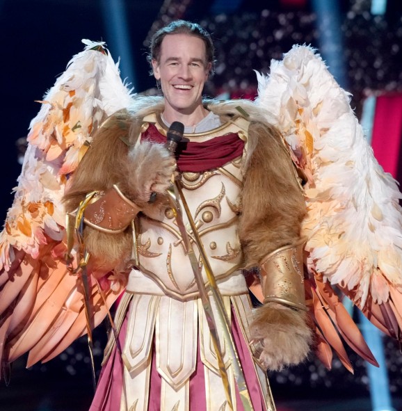 James Van Der Beek in a still from the 13th season of the television reality show The Masked Singer