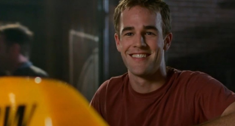 James Van Der Beek in a still from the the television show Dawson's Creek