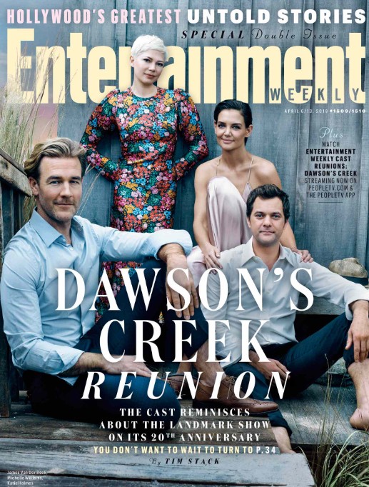 James Van Der Beek on the cover of a magazine