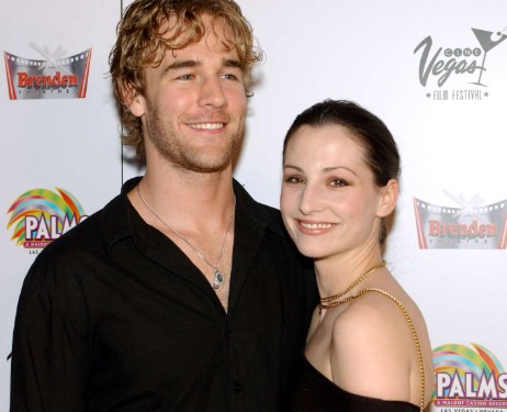 James Van Der Beek with Heather McComb