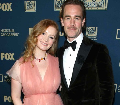 James Van Der Beek with Kimberly Brook