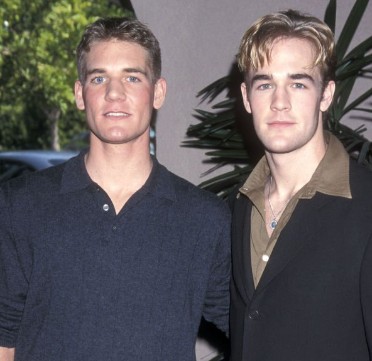 James Van Der Beek with his brother