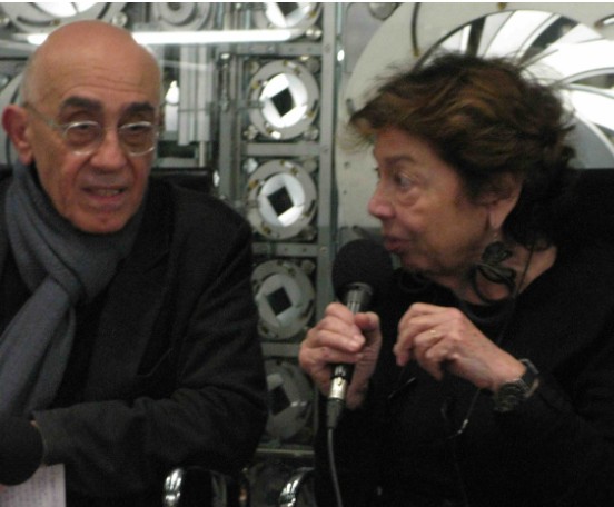 Leila Shahid with French writer Jean Genet