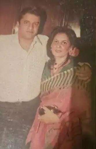 Ravi Ghai with his wife