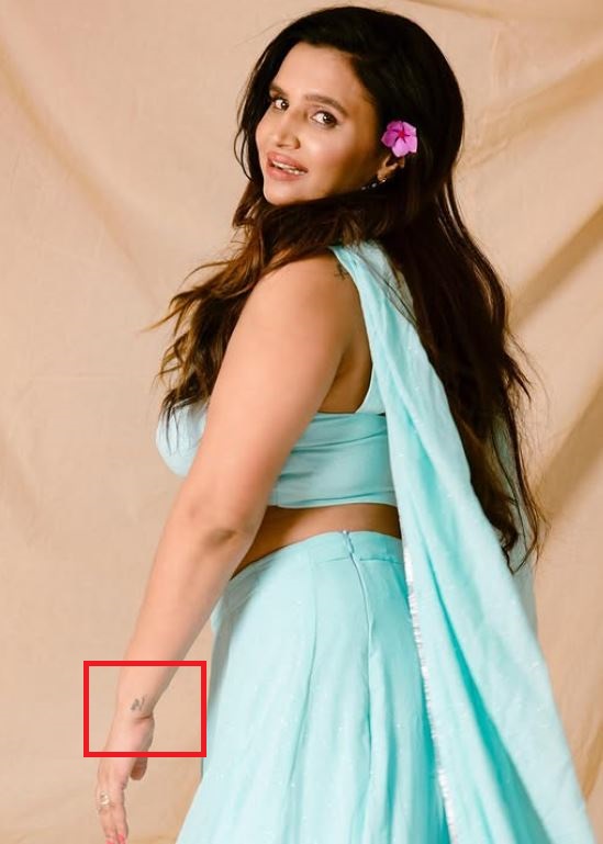 Redheemaa's tattoo on the right wrist