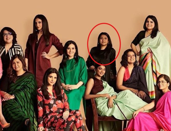 Sumaira Shaikh on the poster of the television series Comedy Premium League