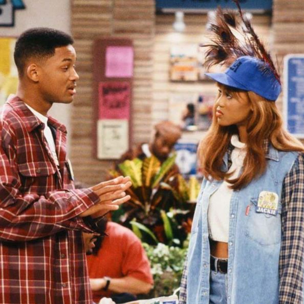 Tyra Banks with Will Smith