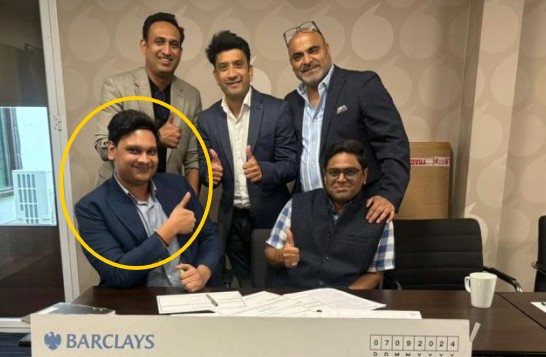 Vevek Agrawal during a business meeting