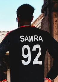 Yuvraj Samra's jersey number 92