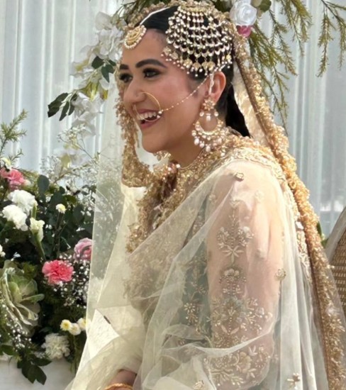 A picture of one of Syed Ata Hasnain's daughters