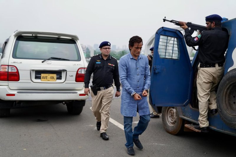 Aditya Uppal's still as Omar Hamid in the film Dhurandhar(2025)