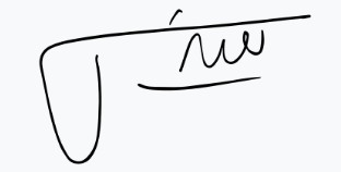 Ali Larijani's Signature