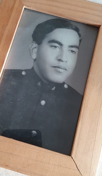 An old picture of Syed Ata Hasnain during his cadet days in 1973