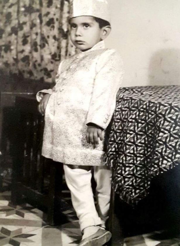 Childhood picture of Nabil Gabol