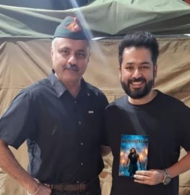 Colonel Bhupinder Shahi with Aditya Dhar