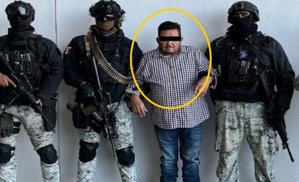 El Mencho's brother Abraham after being arrested by Mexican authorities