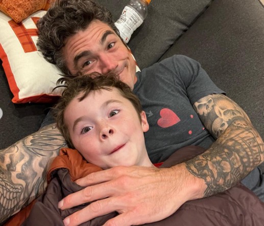 Joe Kent's tattoos on his both arms