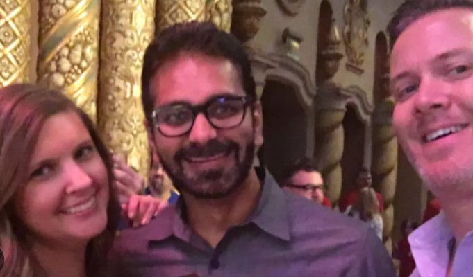 Kal Somani posing with his colleagues