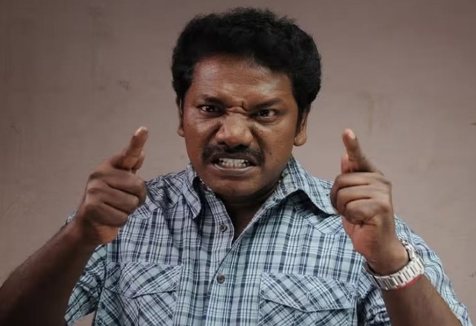 Karunas in a still from an old film