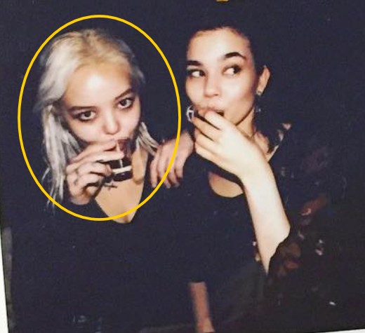 Maya Kibbel while enjoying an alcoholic beverage