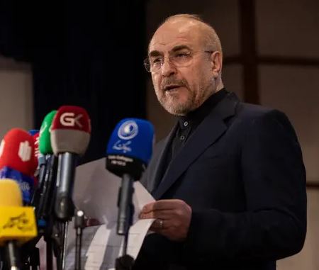 Mohammad-Bagher Ghalibaf as speaker of Iranian Parliament