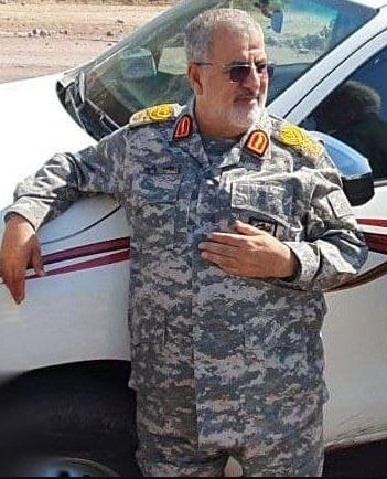 Mohammad Pakpour during a meeting with IRGC forces