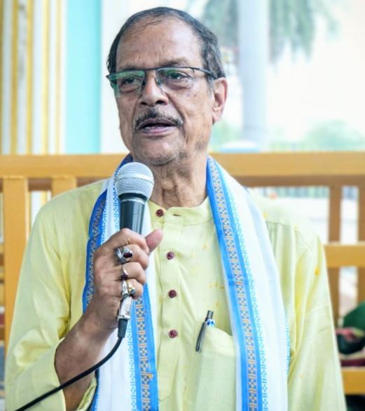 Moloy Ghatak during a campaign