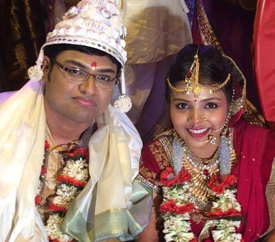 Moloy Ghatak's son and daughter-in-law