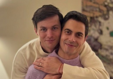 Rob Jetten with Nicolás Keenan