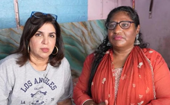 Shahida Ansari and Farah Khan cracked jokes and roasted each other in the episode