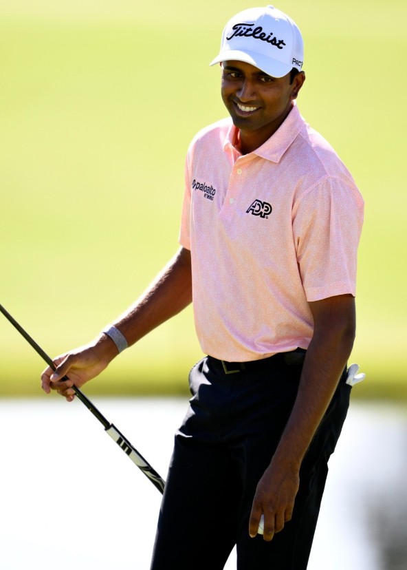 Sudarshan Yellamaraju while playing golf