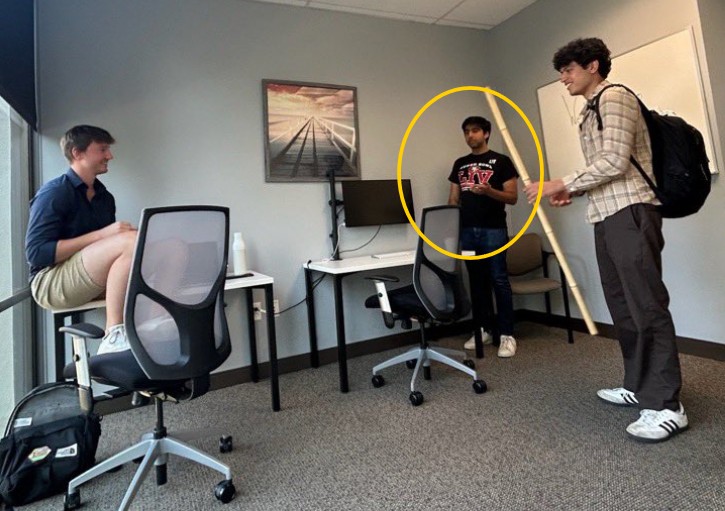 Surya Midha with his partners