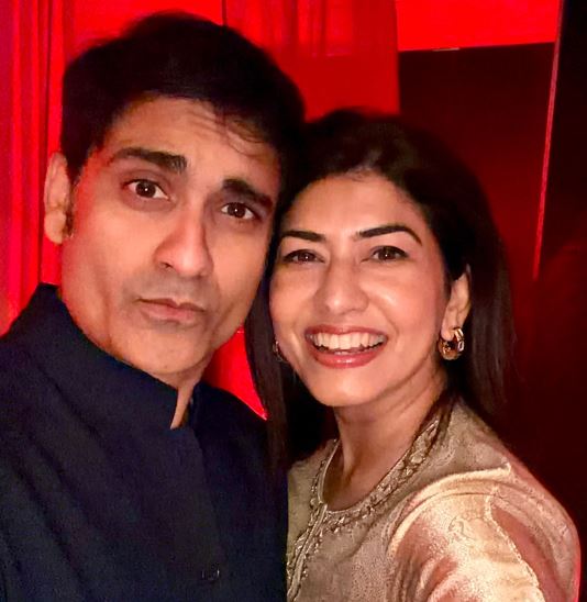 Swati Bhargava with Rohan Bhargava