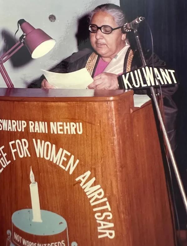 Taranjit Singh Sandhu's mother