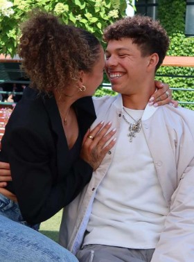 Trinity Rodman with Ben Shelton