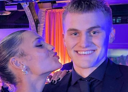 Trinity Rodman with Chris Kuzemka