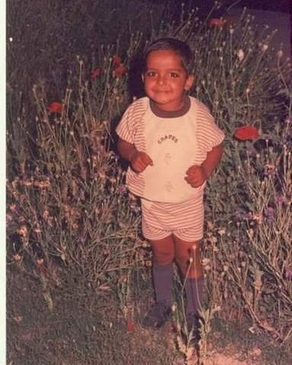 A childhood picture of Gaurav Solanki