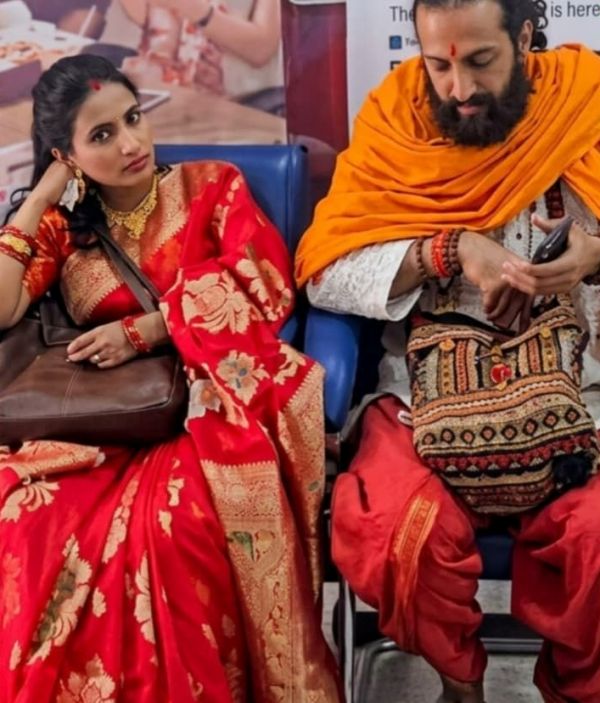 Pratika and her husband, Abhey Singh