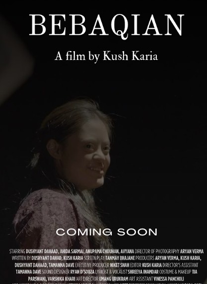 Ahida Sarmai on the poster of the film Bebaqian