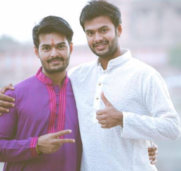 Ajitesh Argal (right) with his brother
