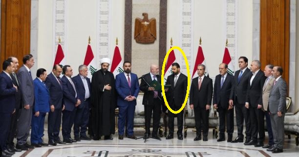 Ali al-Zaidi with top leaders of Iraq