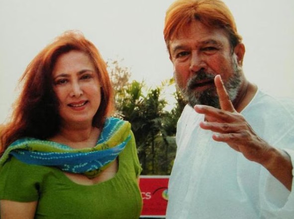 Anita Advani with Rajesh Khanna