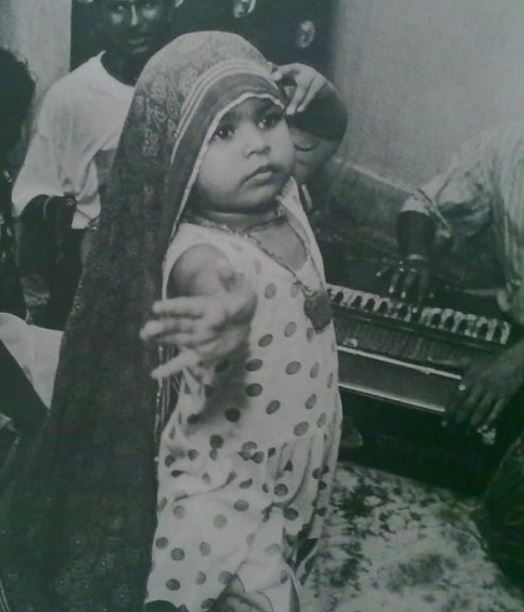 Childhood picture of Gulabo Sapera