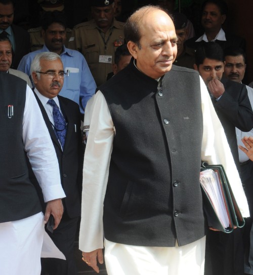 Dinesh Trivedi during his tenure as the Railway Minister of India